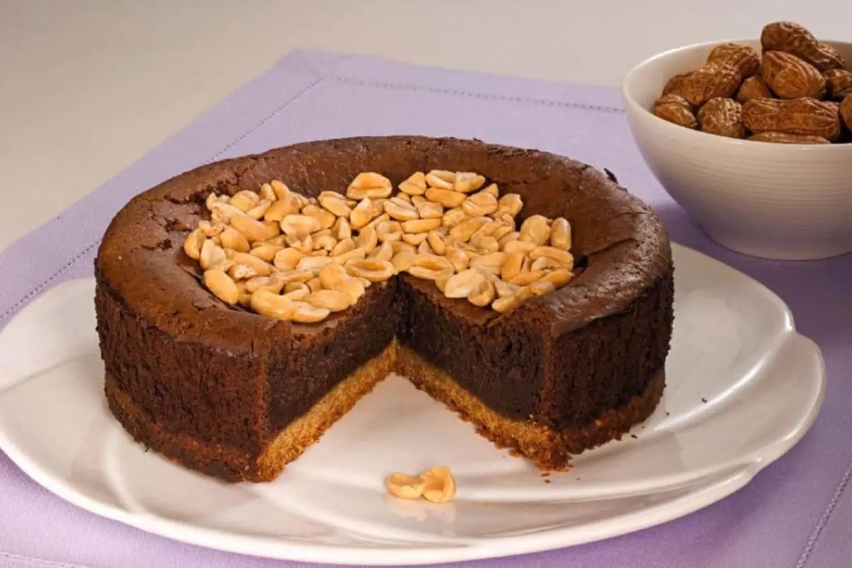 Torta de Pasta de Amendoim: Uma Delícia Saborosa e Saudável para Saborear